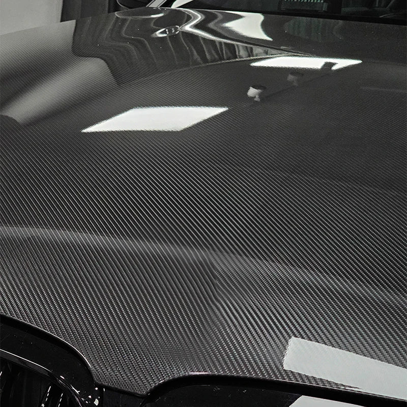 High Gloss 6D Carbon Fiber Vinyl Wrap for Car Motorcycle - image 2