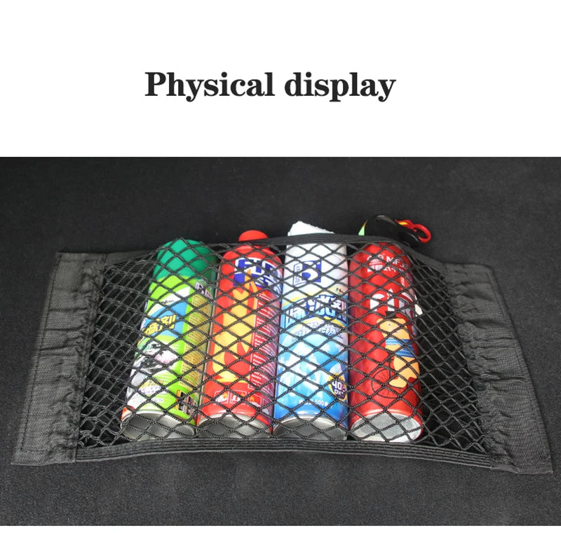 Elastic Mesh Seat Back and Trunk Net Organizer