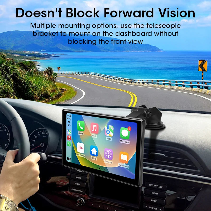 Jansite 10.1" 4K Dashcam with CarPlay & Android Auto - image 4