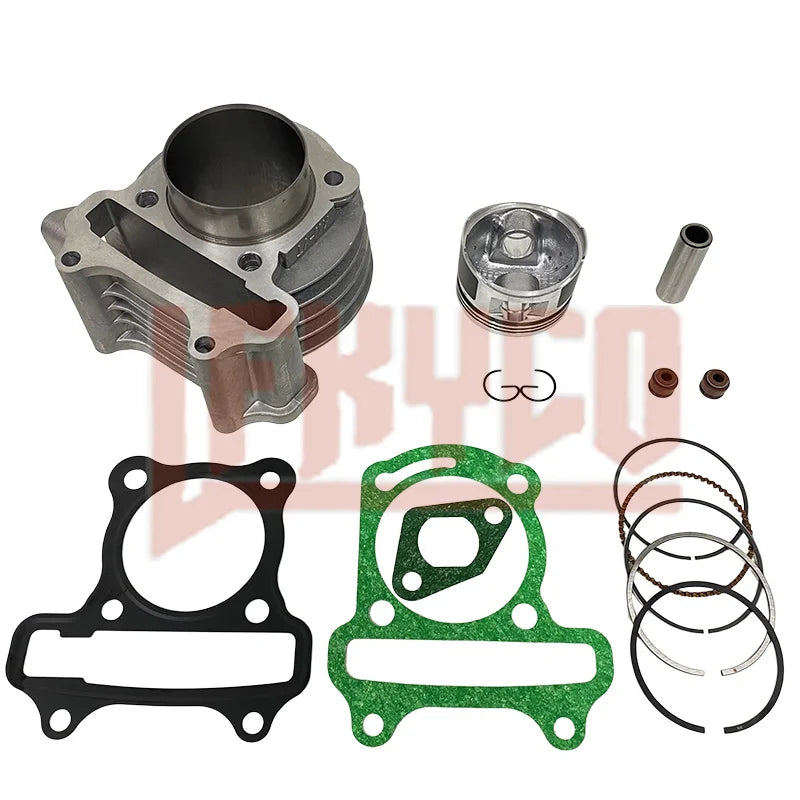 50mm Big Bore Cylinder Kit, GY6 80cc to 100cc, 4-Stroke Moped - view 10