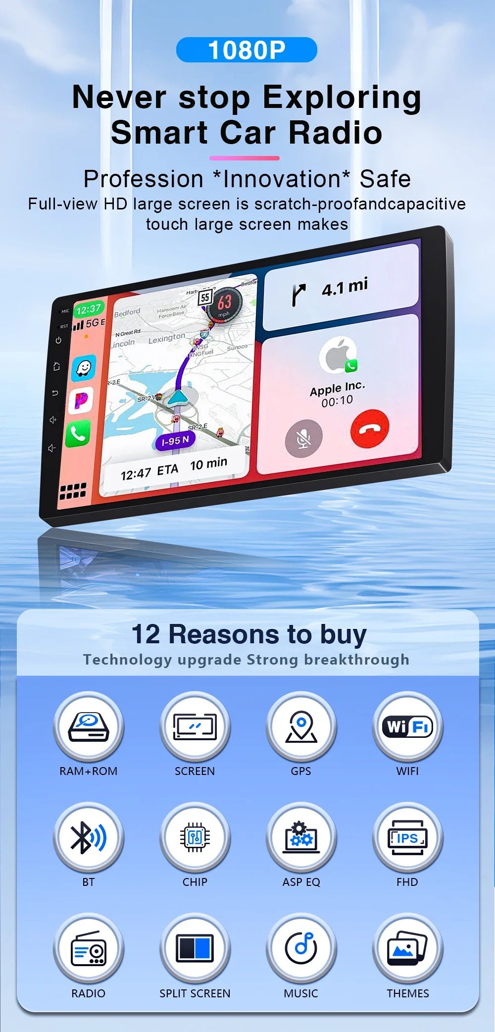 Android GPS Car Stereo for Chevrolet Malibu 2012-2015 - image 9
