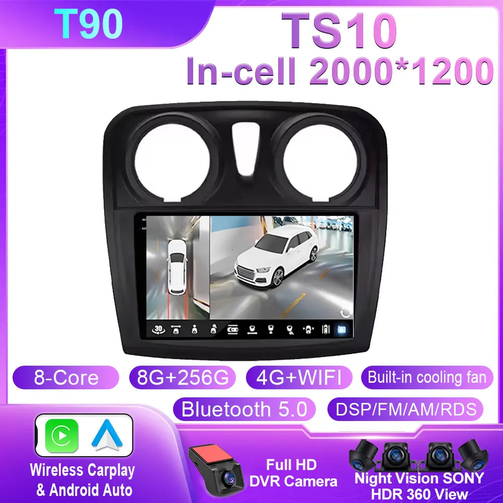 Android 9 Inch Car Stereo for Renault Logan Sandero 2012-2019 - image 10