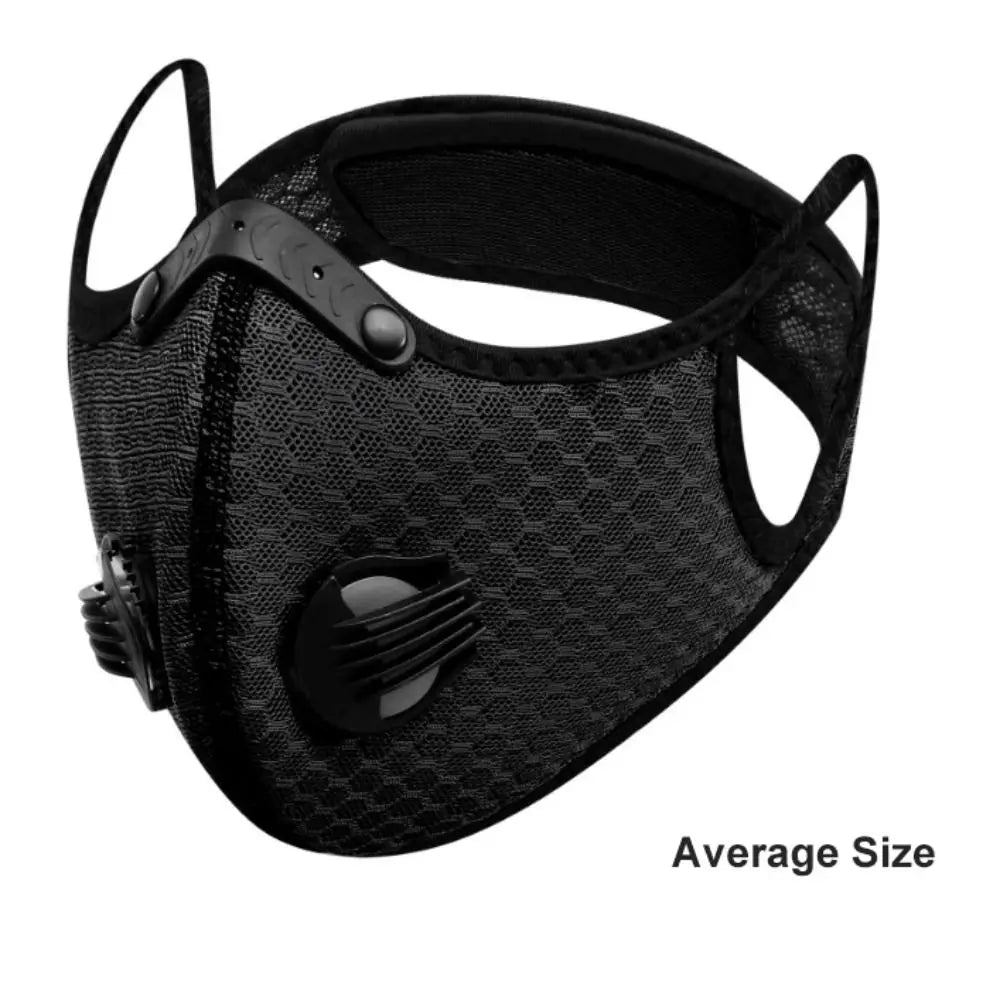 Breathable Ergonomic Dust Mask Nose Clamp Adjustable Respirator Mask Anti-Dust Washable Activated Carbon Filters Construction