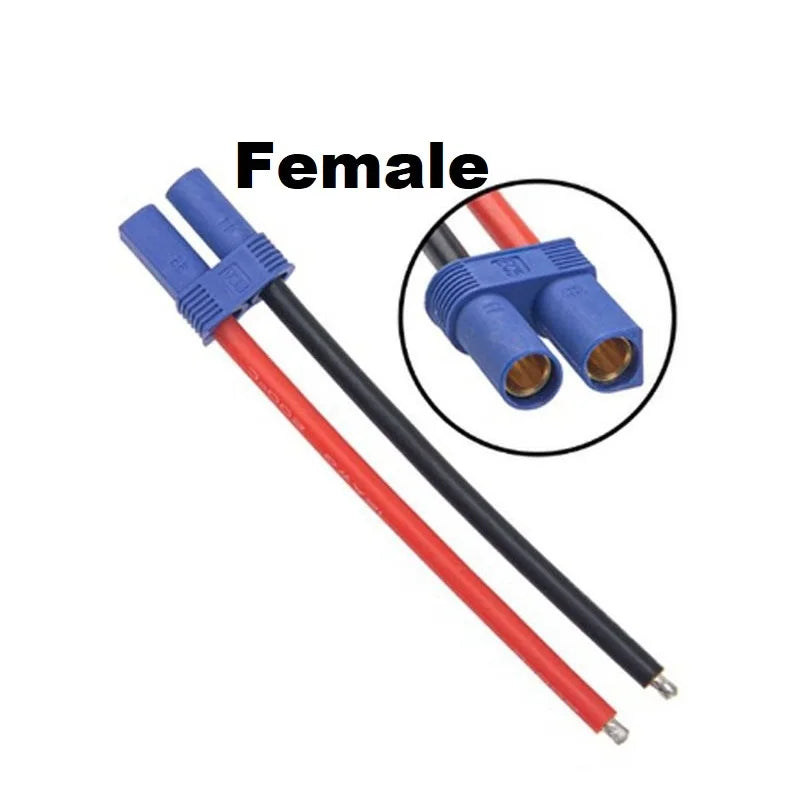 EC5 Cable 12AWG 10CM Wire Harness Connector Welding Wire Male Female Socket