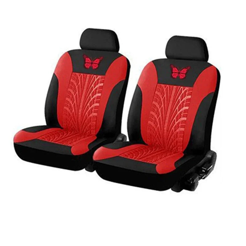 Butterfly Embroidery Car Seat Cover Set, Universal Fit
