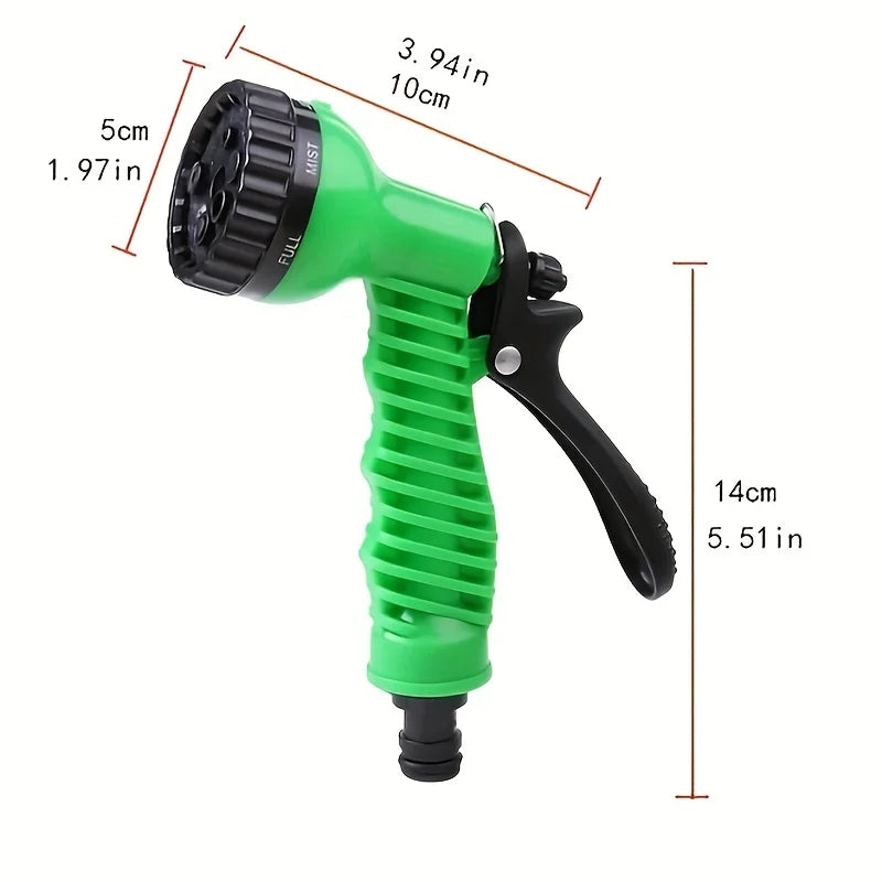 7-Function Garden Hose Nozzle – Watering & Car Cleaning