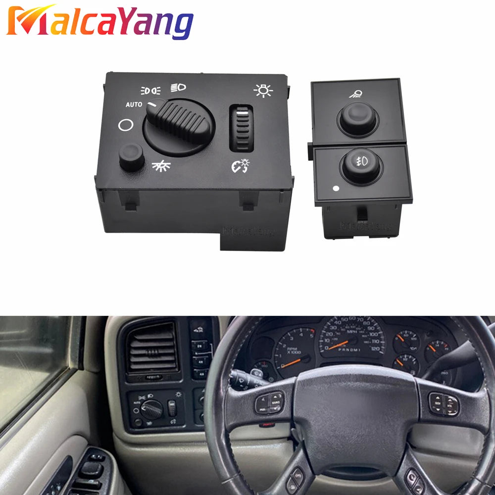 Fog Light & Cargo Lamp Switch for 2003-2007 Chevy GMC Trucks - image 6