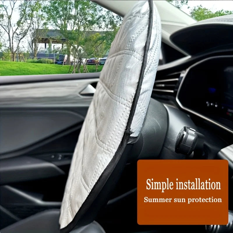 Universal Car Steering Wheel Cover with Heat Insulation and Sun Protection