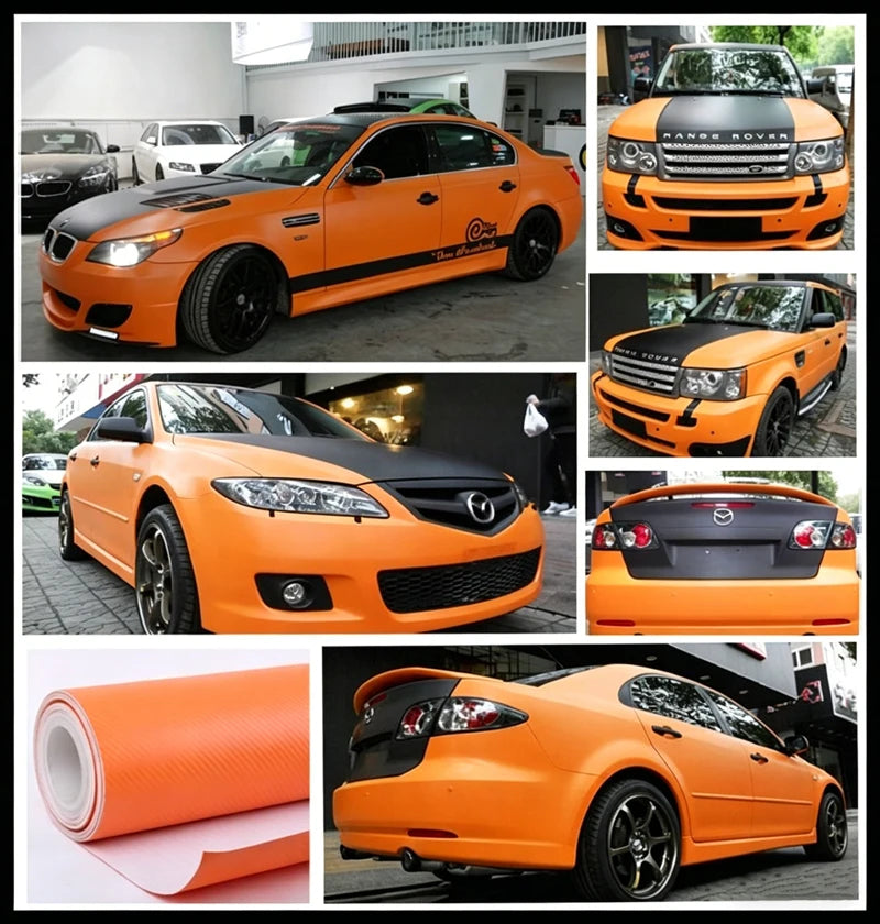 3D Carbon Fiber Vinyl Wrap Roll 150cm for Car & Motorcycle Styling - image 9