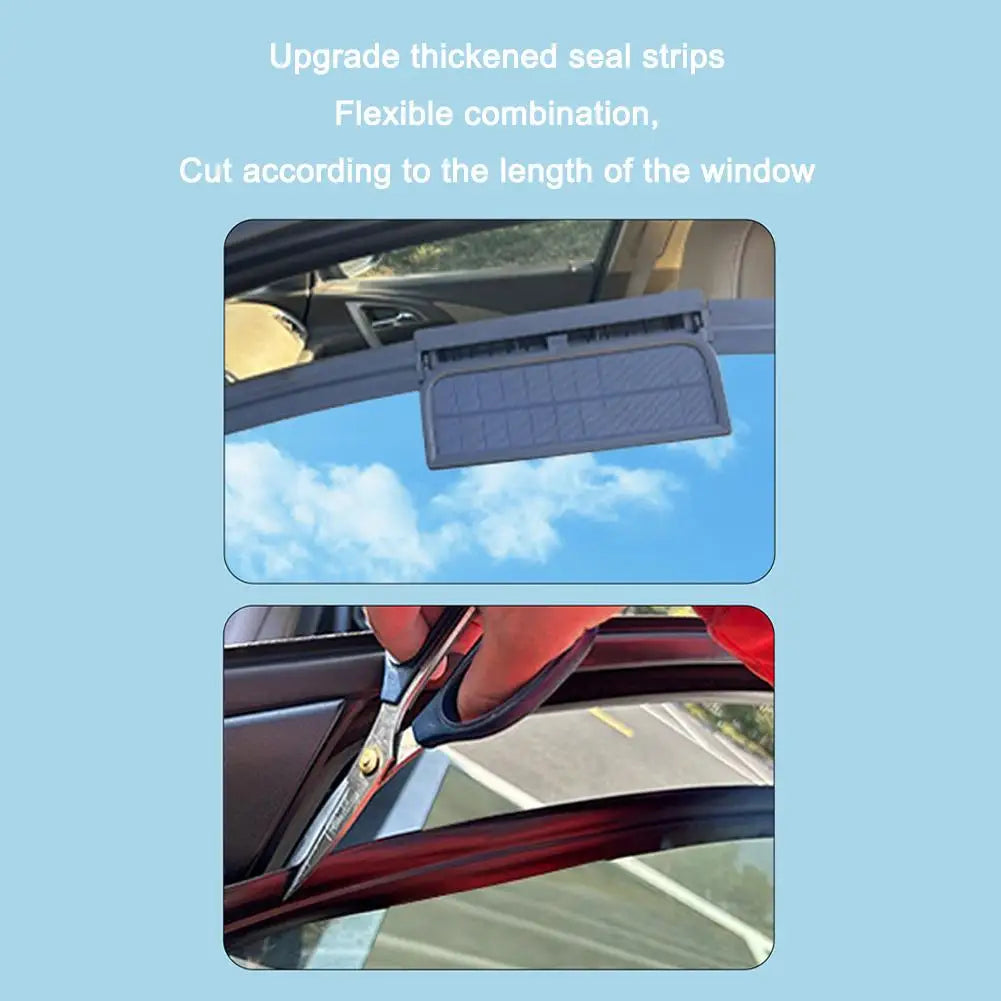 Solar Powered Car Window Exhaust Fan, 3 Air Outlets