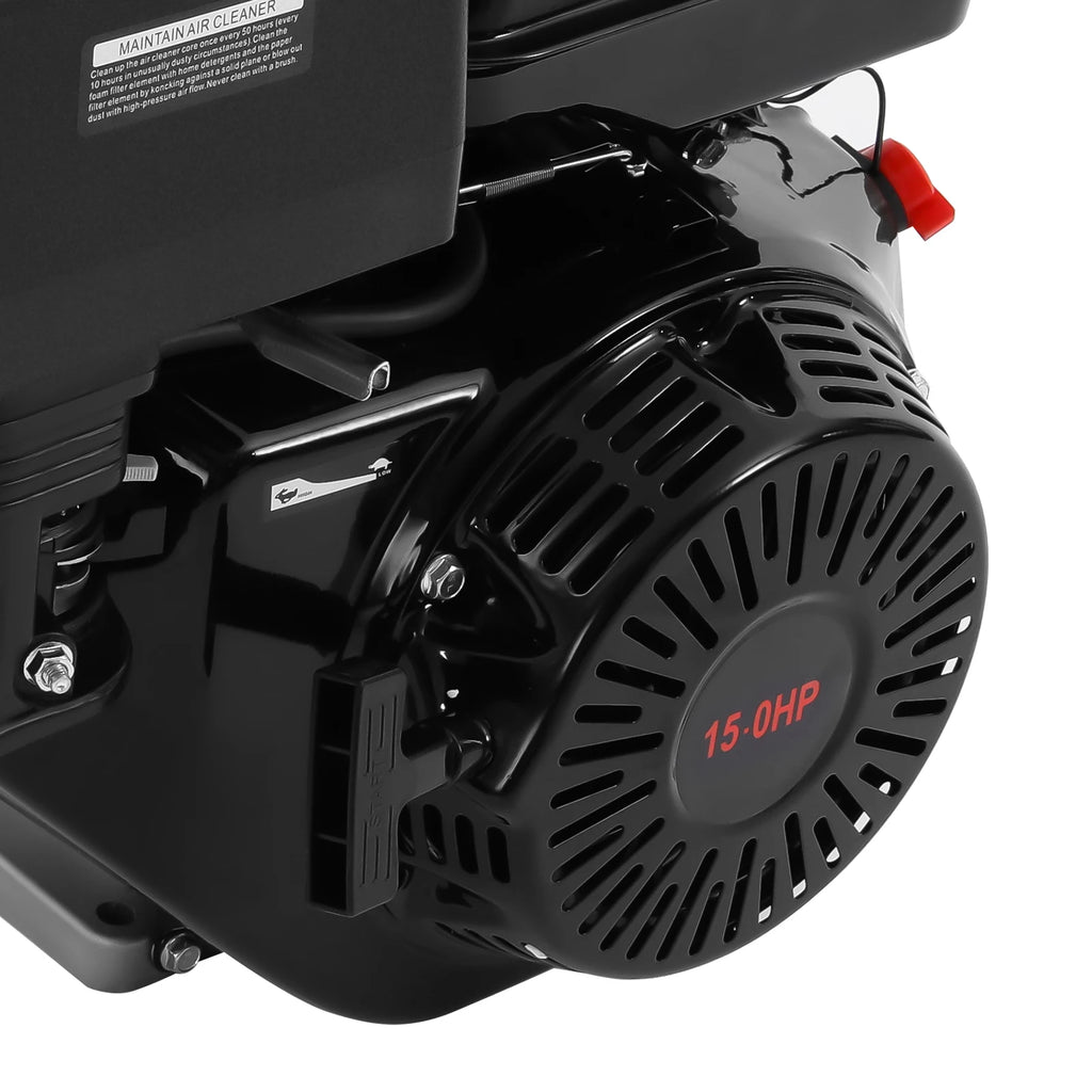 420cc 15HP Gas Engine, 4-Stroke OHV, Pull Start