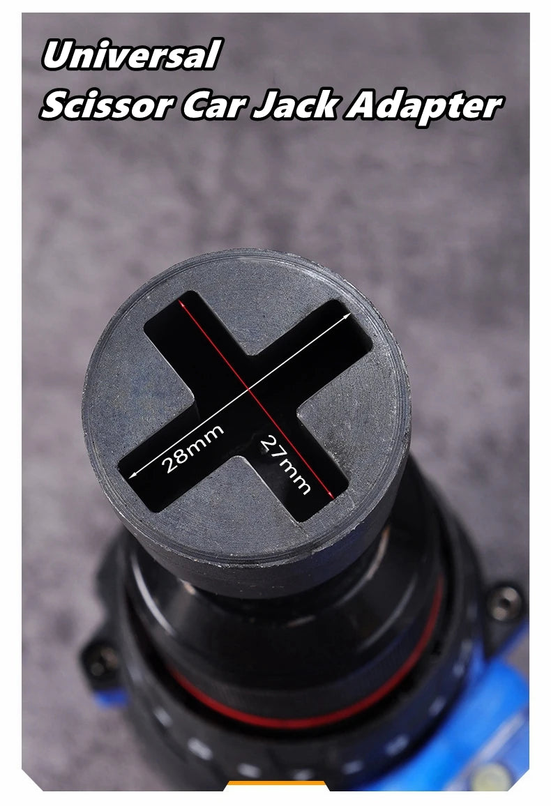 Universal Scissor Jack Adapter for Electric Impact Drills - image 4
