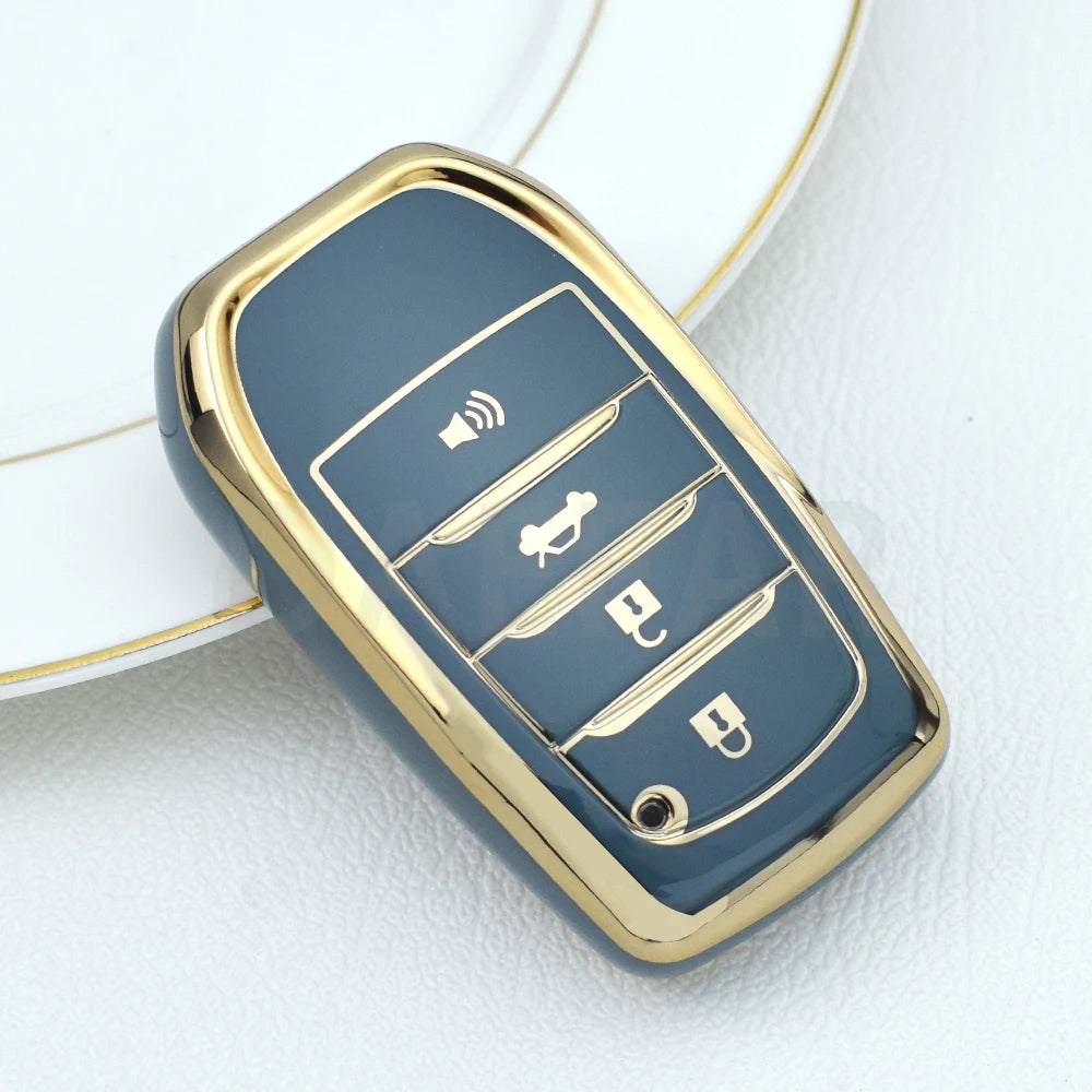TPU Car Key Fob Cover for Toyota Hilux Rav4 Innova Fortuner - image 5
