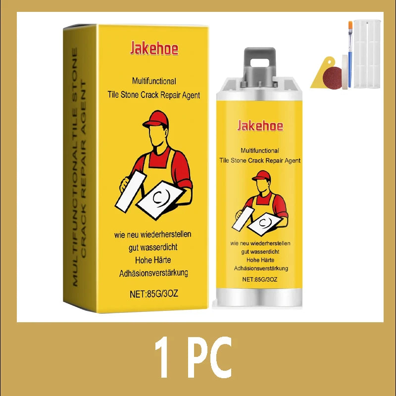 Tile Stone Crack Repair Agent Quickly Repair Ceramic Tiles Crack Restore Tile Integrity Waterproof Durable Ceramic Tile Care Set