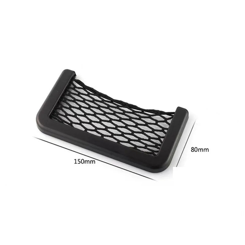Adhesive Mesh Car Storage Pocket for Phone and Small Items