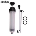 Car Brake Fluid Oil Extractor Auto Oil Change Syringe with Hose Manual Fuel Suction & Filler Fluid Oil Change Evacuator Pump