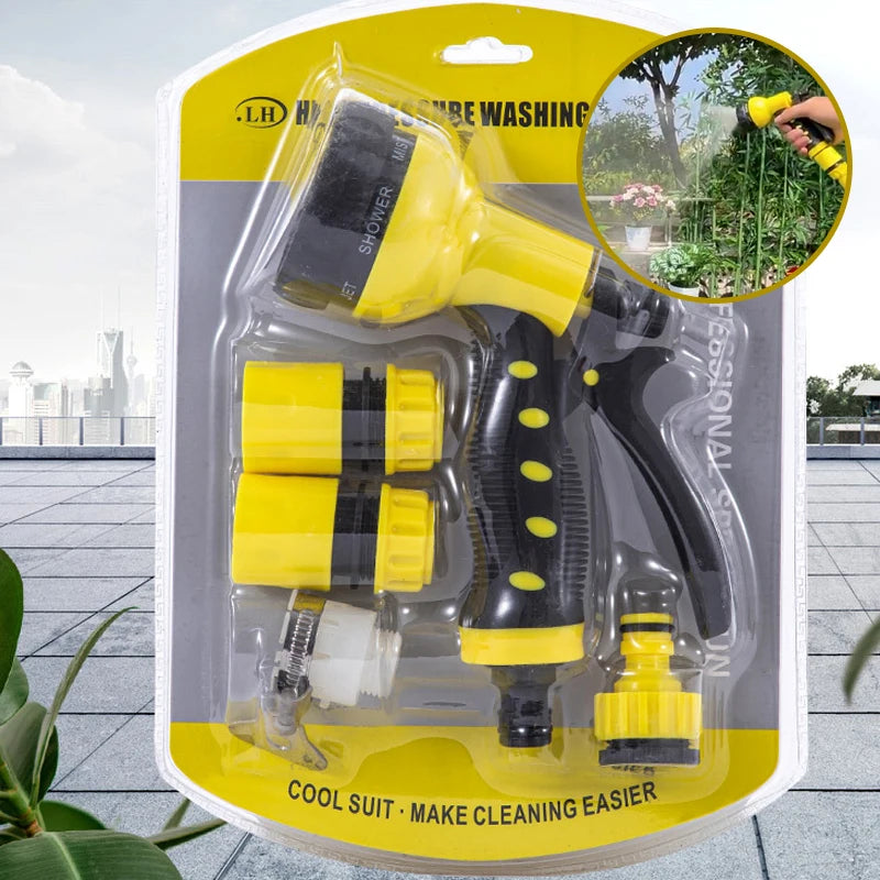 Garden Hose Nozzle Spray Nozzle Heavy Duty Watering Patterns Watering Plants Lawn Garden Washing Cars Cleaning Showering Pets