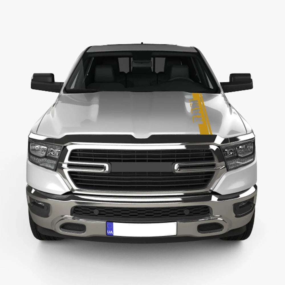 Dodge RAM Hood Stripe Decal Kit - Vinyl Wrap for 1500 2500 3500 - image 3