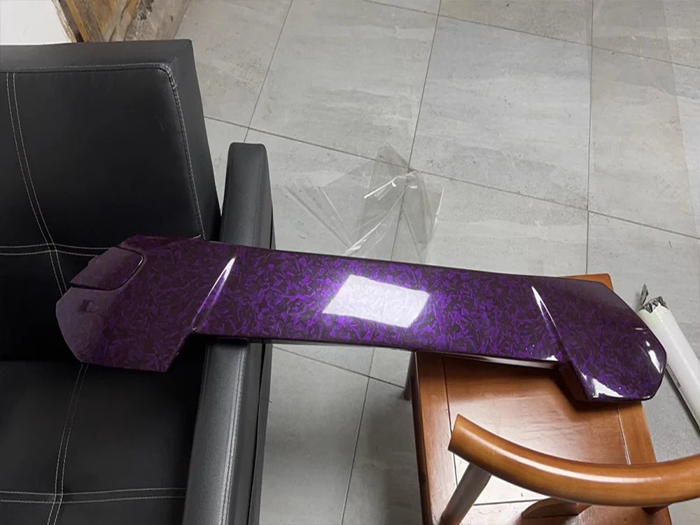 Purple Forged Carbon Fiber Vinyl Wrap for Cars & Motorcycles - image 6