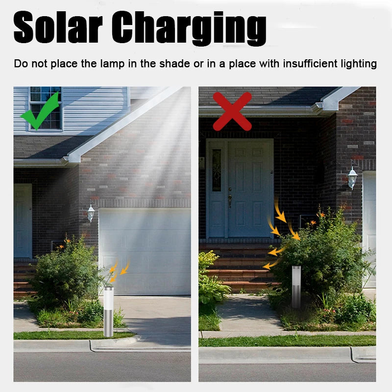 Solar Pathway Lights – Ground Plug LED Bollard