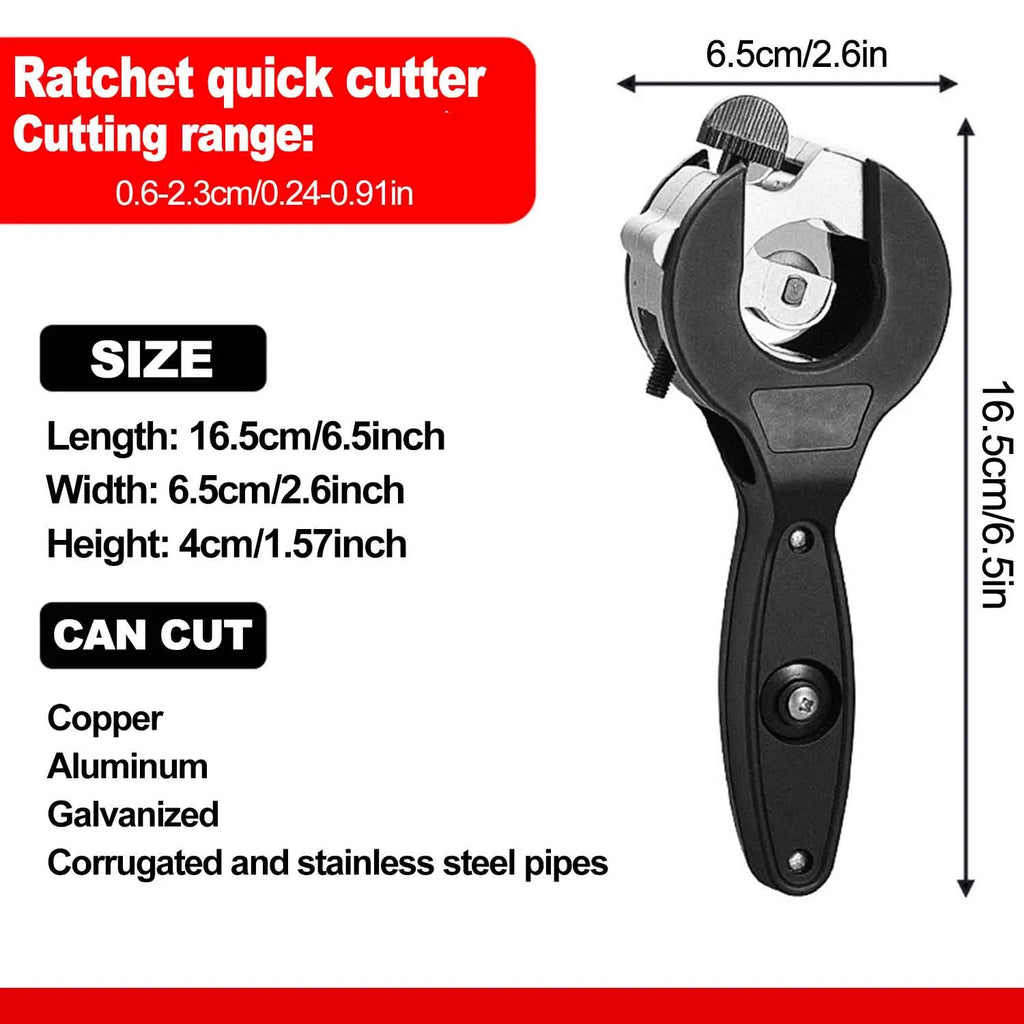 Ratchet Pipe Cutter 6-23mm/8-29mm Copper Aluminium PVC - image 8