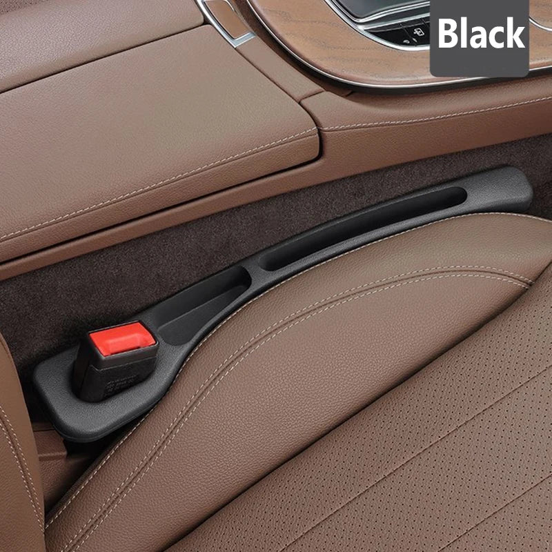 Car Seat Gap Filler, Universal Fit, Black or Brown