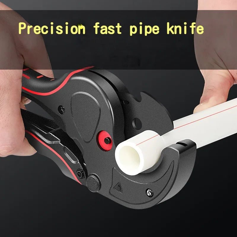 Pipe Cutter 32–75mm – Ratchet Scissors for PVC/PPR Pipes