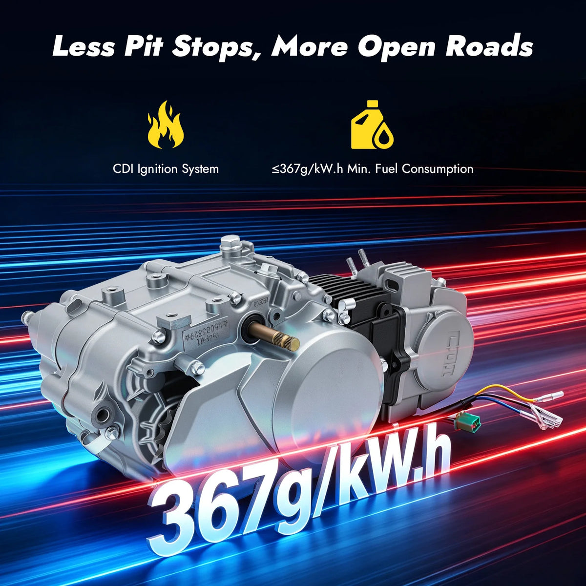 125cc 4-Stroke Engine for Honda CRF50 CRF70 XR50 Dirt Bikes