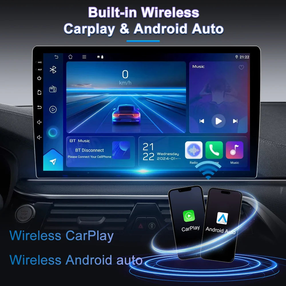 Android Car Stereo 10" Touchscreen with CarPlay & Android Auto - image 3