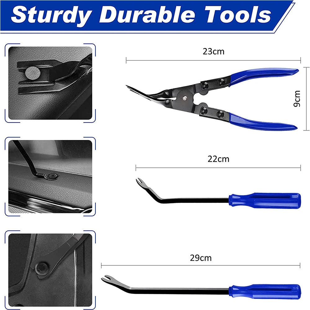 Car Trim Removal Tool Set – Clip Pliers & Fastener Remover Kit - image 6