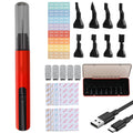 Electric Sanding Pen USB Rechargeable Mini Reciprocating Sander 3 Gears Adjustable Detail Sander for Grinding Polishing Surfaces