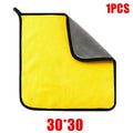 1/2/6pcs Microfiber Cleaning Towel Car Cleaning Cloths Professional Detailing Car Drying Microfiber Towel Wash Towel Accessories
