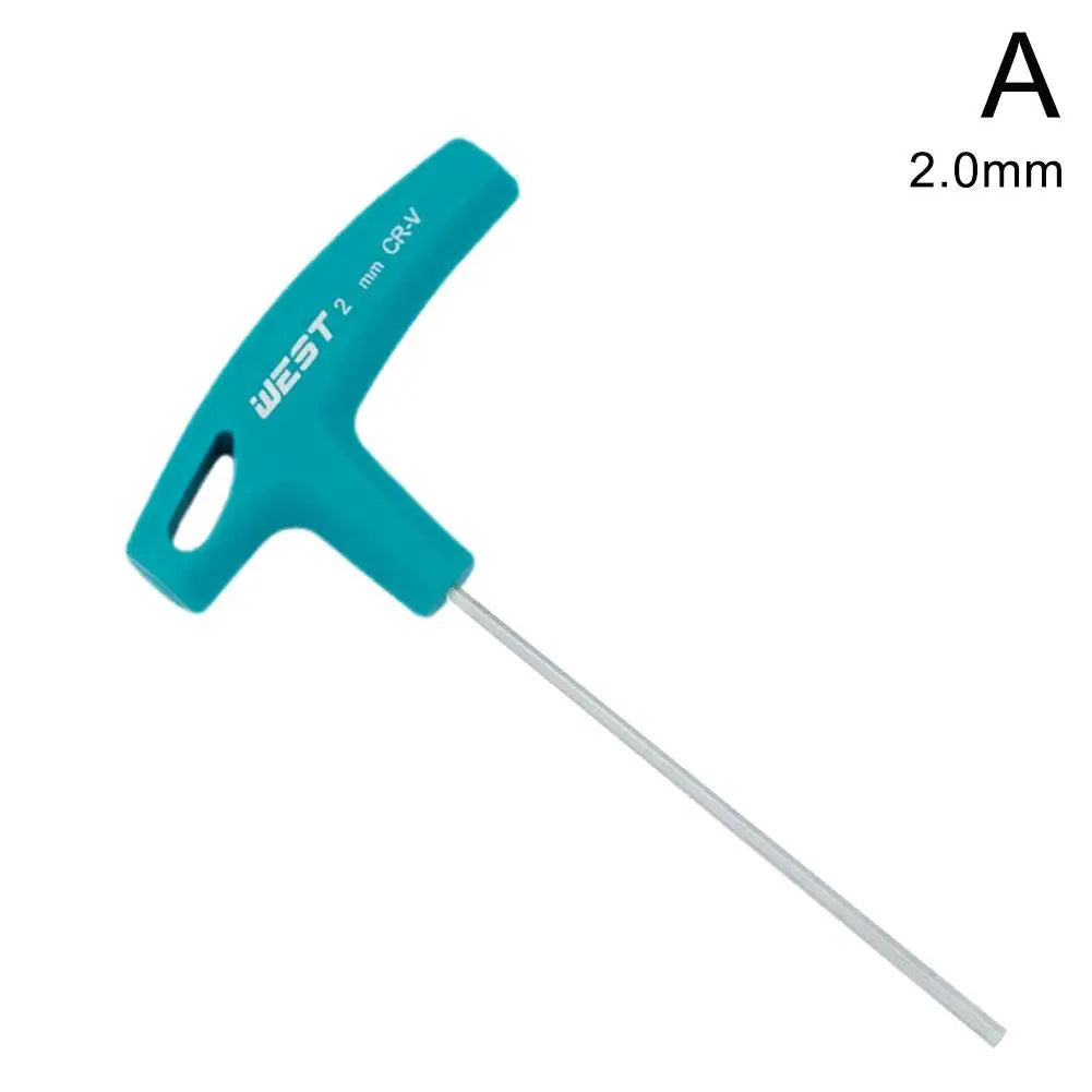 Professional Hex Allen Wrench T-Handle Set 2mm to 10mm Hexagonal Wrench Tools