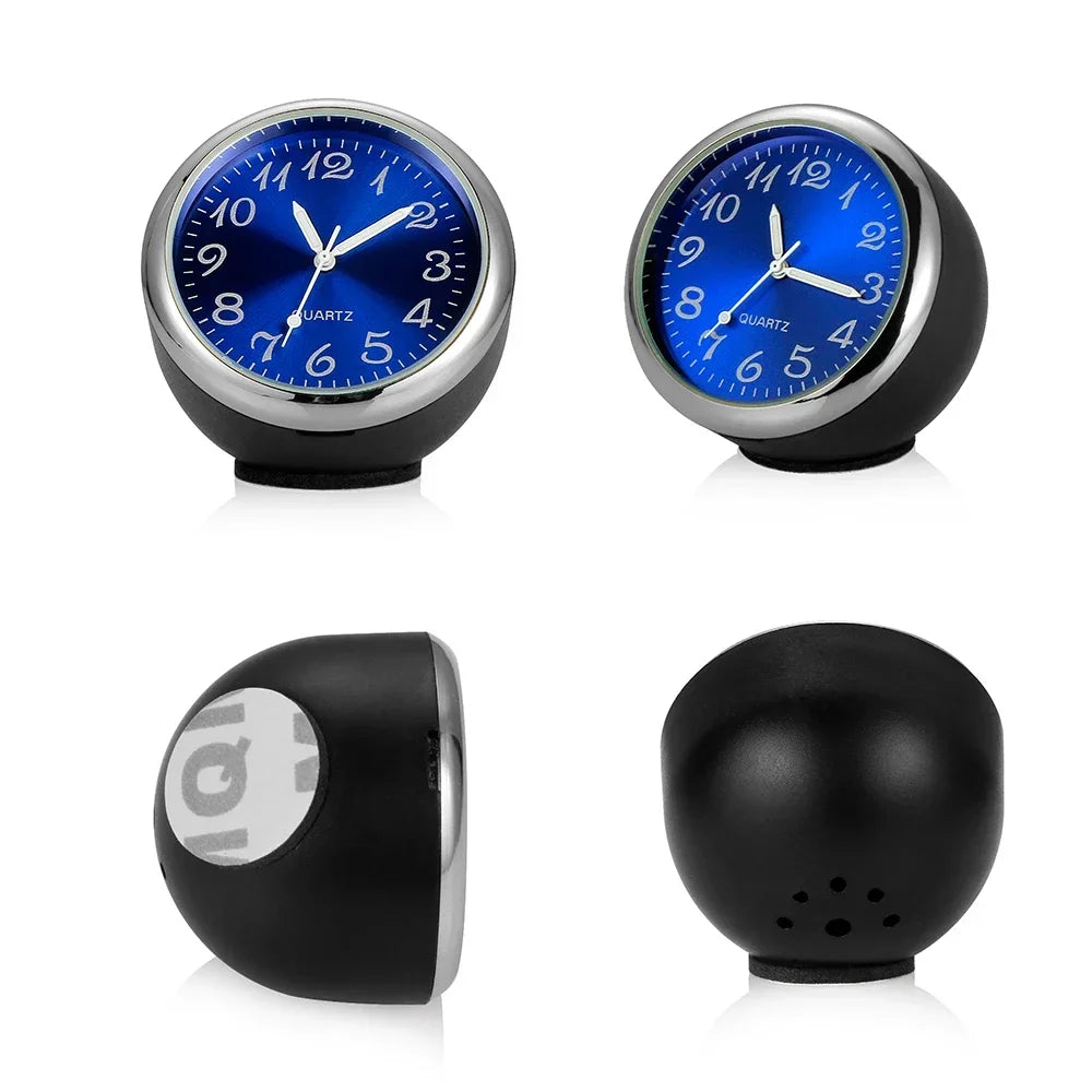Mini Car Clock with Thermometer & Hygrometer – Dashboard Accessory - image 4