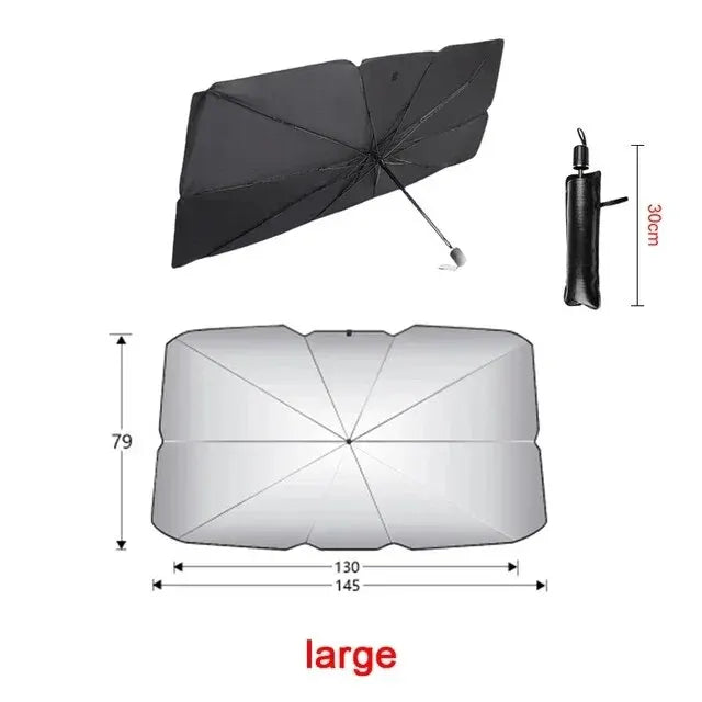 Car Sunshade Umbrella - Foldable Windshield Sun Protector - image 9