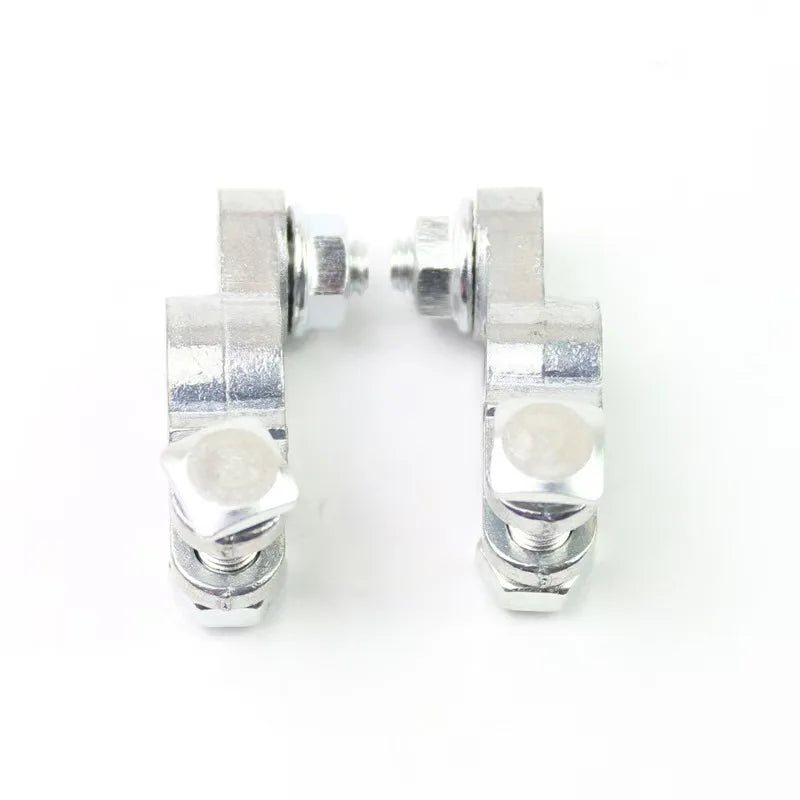 1 Pair Battery Terminal Clamp Zinc Alloy Positive & Negative Pole Auto Car Screw Connector Car Battery Terminal Clamp