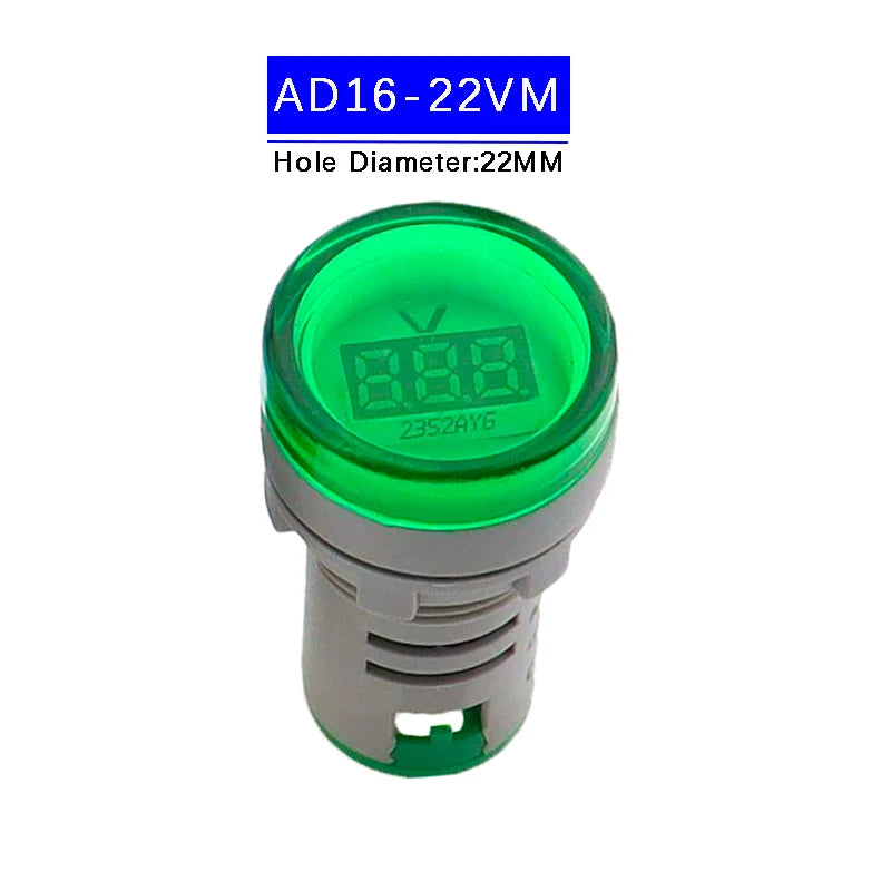 AC Digital Voltmeter Ammeter 50-500V 0-100A LED Display - image 7