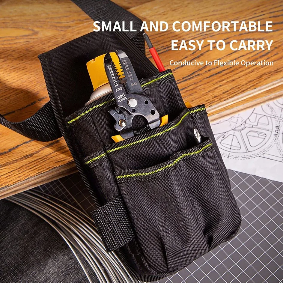 Multi Functional Tools Bag Waist Pouch Belt Storage Holder Organizer Garden Tool Kits Waist Packs Oxford Cloth Pocket Tool Pouch