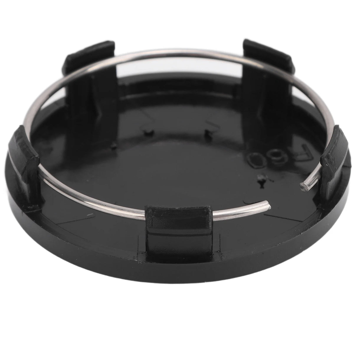 60mm Universal Wheel Center Caps with Iron Ring, 4-Pack - image 6
