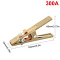 260/300/500A Brass Welding Clamp, A-Shape Ground Clamp for Welding Machines, Durable & High Conductivity