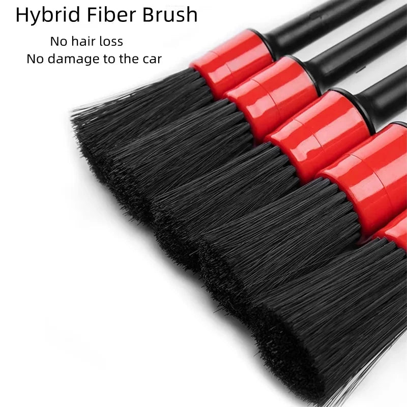Detailing Brush Set, 1/5 Pieces – Auto Interior & Wheels