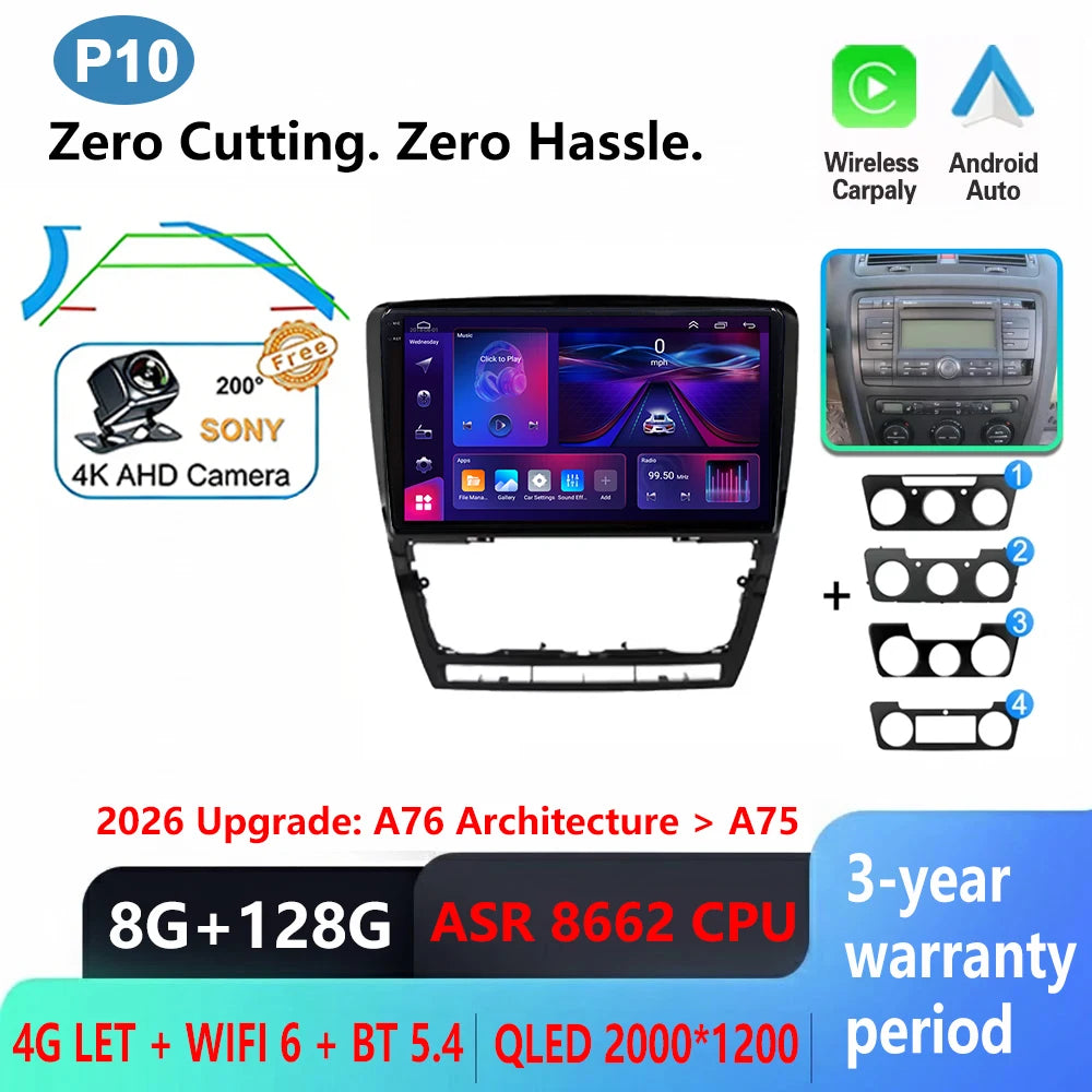 10-Inch Android Car Stereo for Skoda Octavia 2004-2013 - image 26