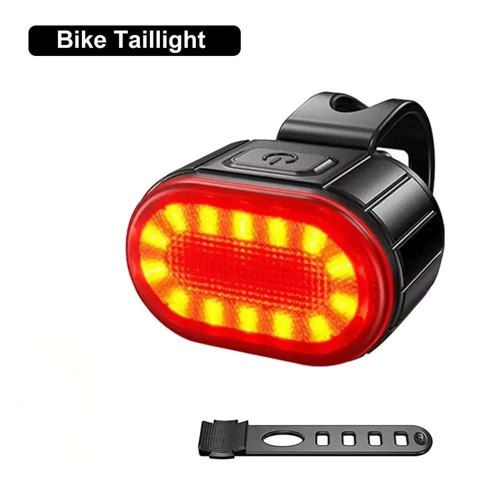 1000LM USB Rechargeable Bike Front Light with Smart Sensor Rear Light