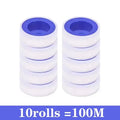 PTFE Thread Seal Tape Rolls – Plumbing & Pipe Sealing, 1–20 Pack