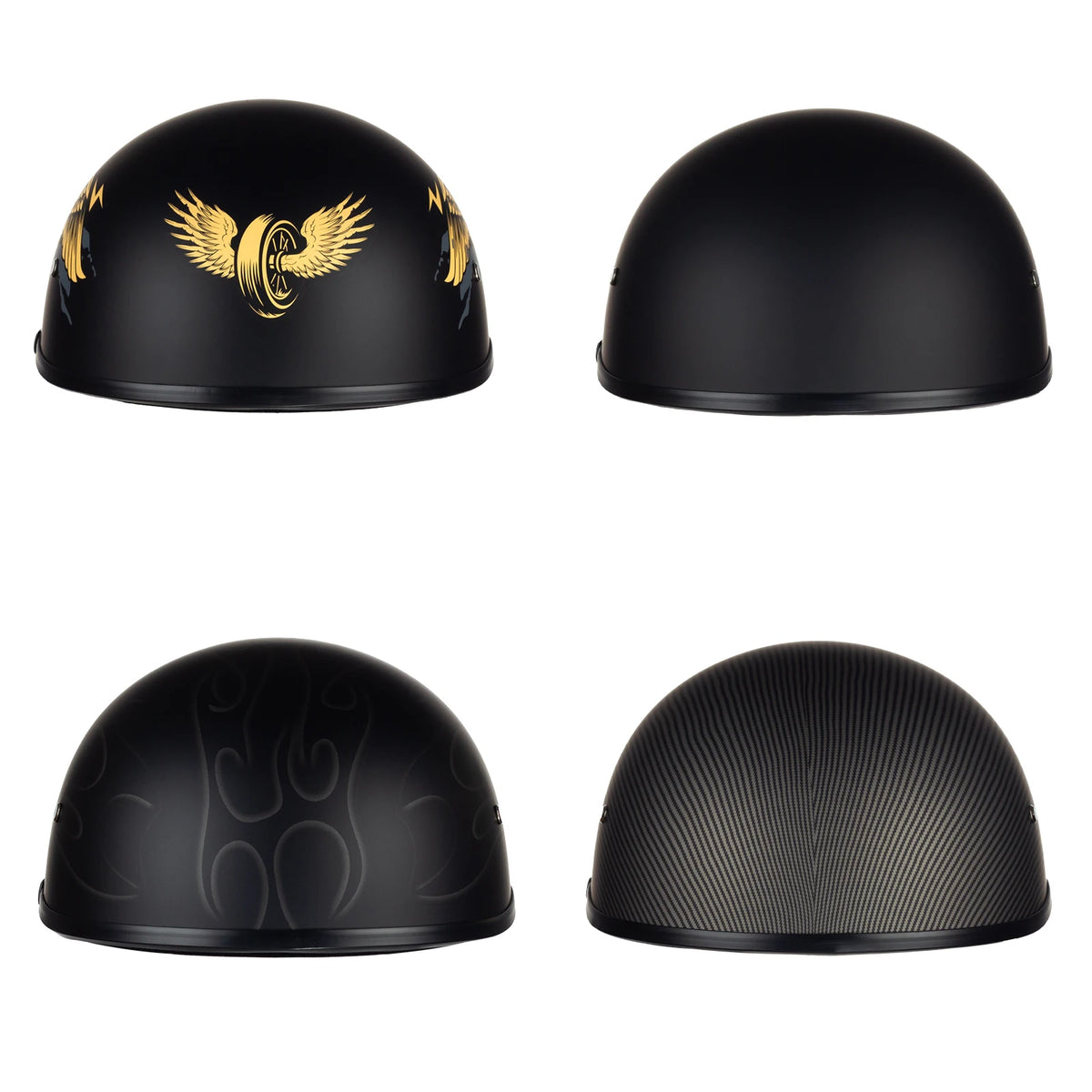 CrownRacing Motorcycle Helmets 3/4 Open Face Helmet - image 2