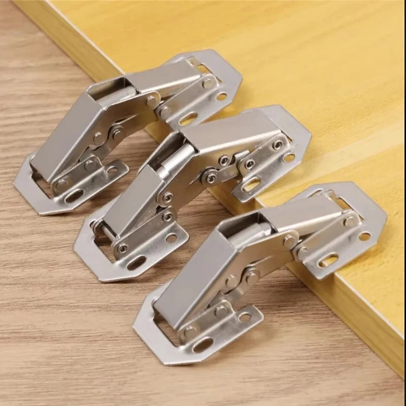 90° No-Drill Cabinet Hinges, 2/4/10 Pack