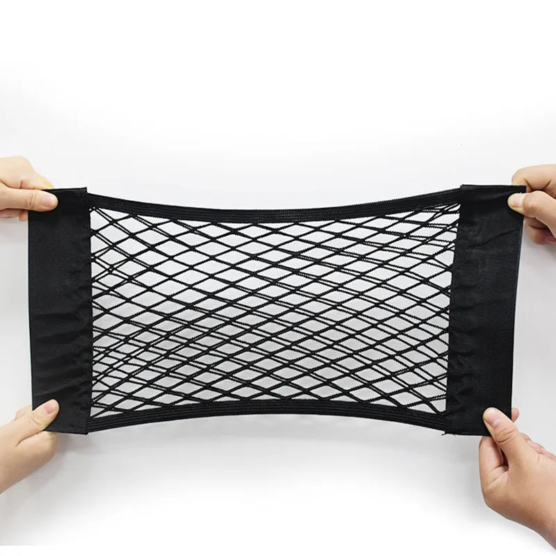 Elastic Mesh Seat Back and Trunk Net Organizer