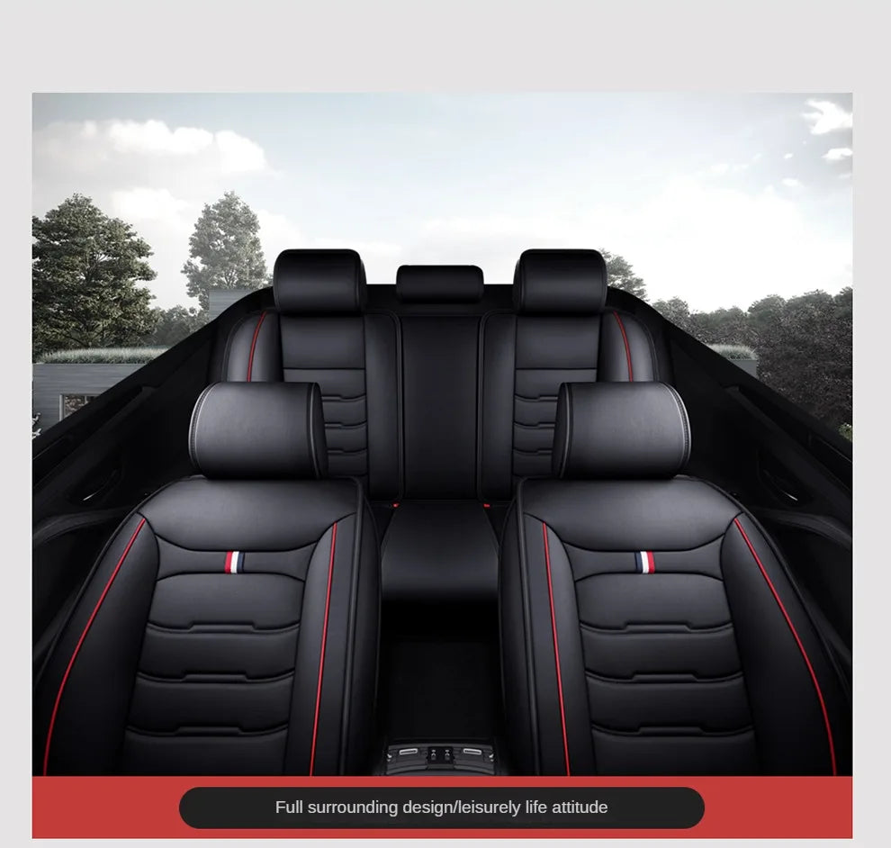 PU Leather Car Seat Covers for BMW 5 Series (F10, G30, E60 and More)