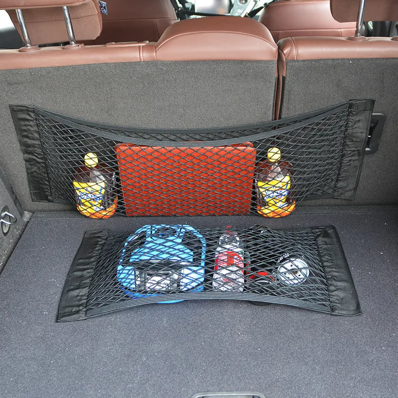 Elastic Mesh Seat Back and Trunk Net Organizer