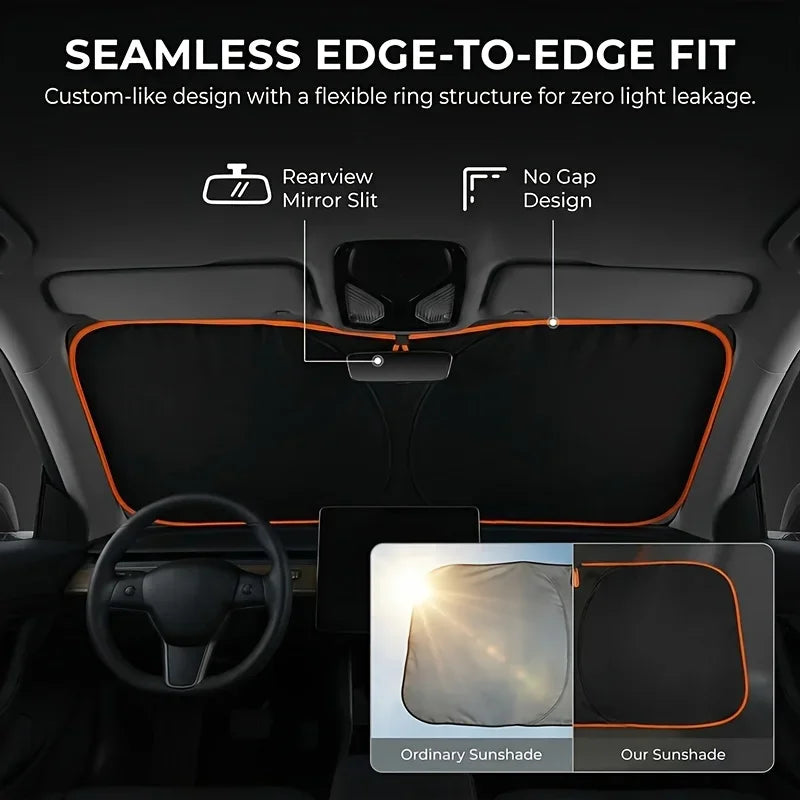 Foldable Front Windshield Sun Shade